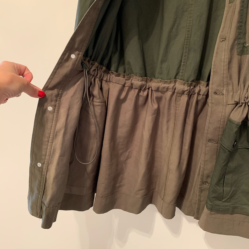 Jane Plus One Army Button Down Jacket - image 4